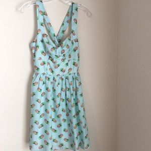 Jodi Kristopher pineapple print dress